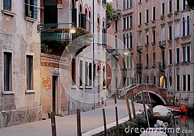 You will find over 350 bridges in Venice - Italy Stock Photo